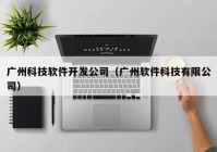 广州科技软件开发公司（广州软件科技有限公司）